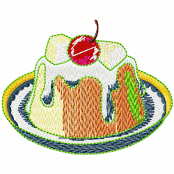 Foods And Sweets Embroidery Design 2 Foods And Sweets Embroidery Design 2